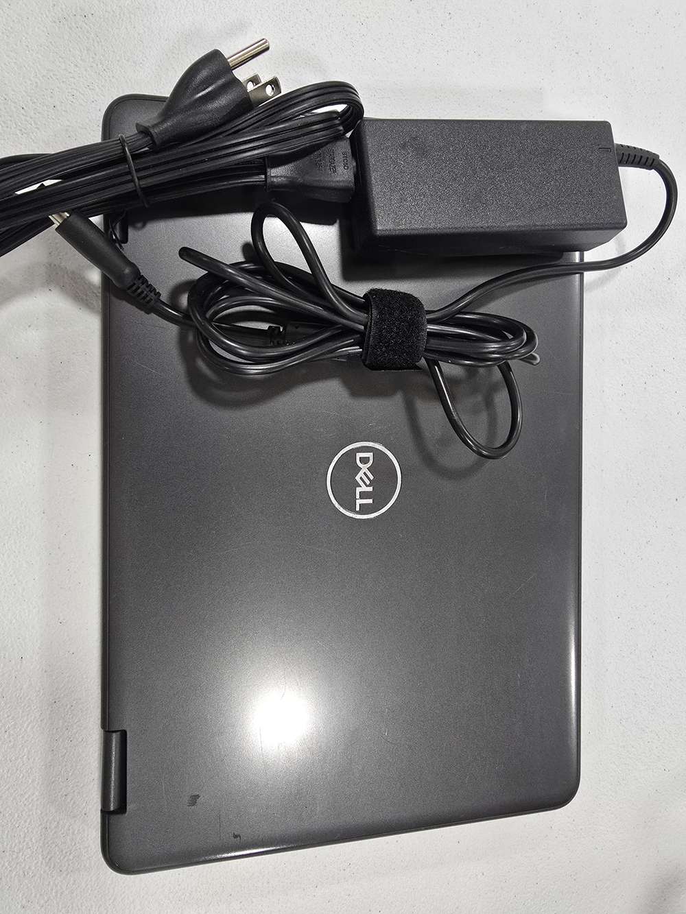 Dell Black Laptop with Matching Black Charger and Cord Giveaway